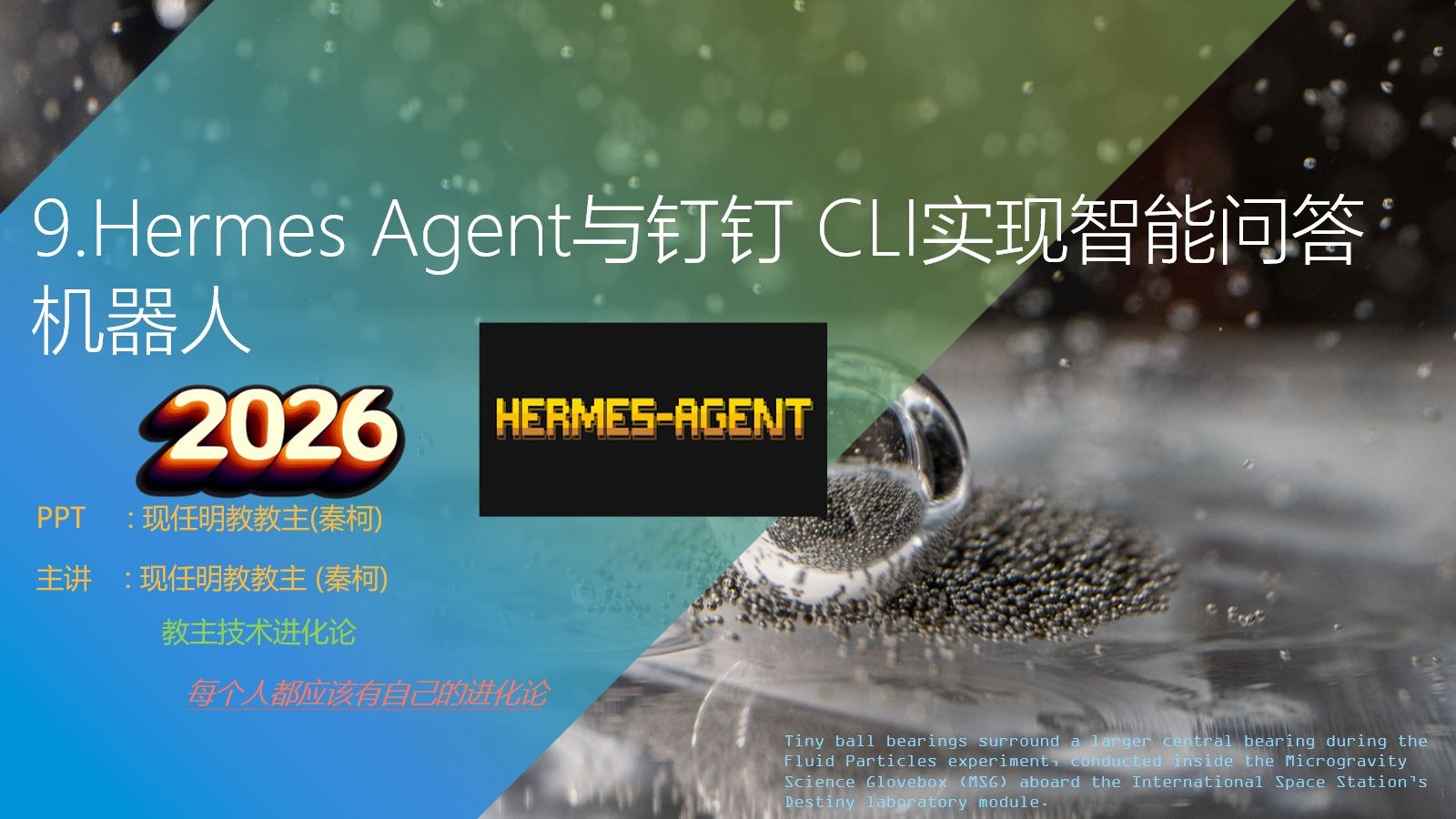 教主技术进化论 2026 第 9 期：Hermes Agent 与钉钉 CLI 智能问答机器人
